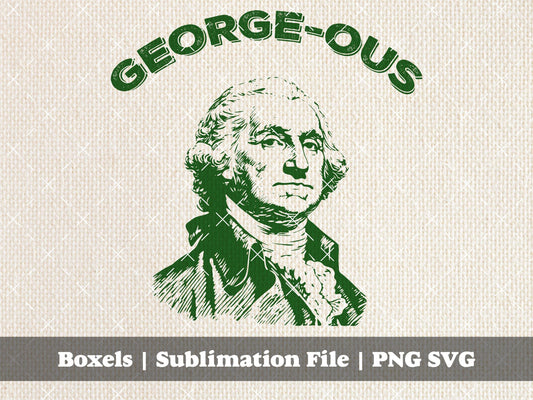 History Buff George-ous George Washington Funny History Teacher Puns American History 1776 War Puns 4th of July| Instant Download |  PNG SVG