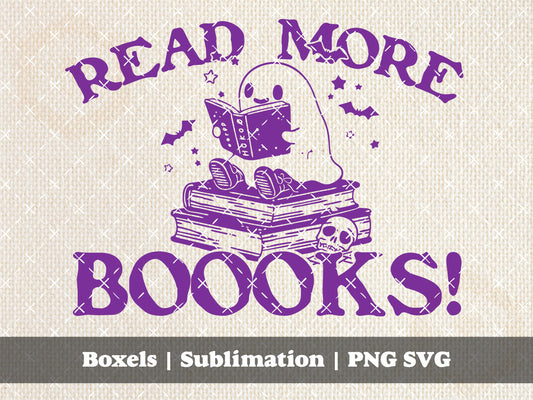 Read More Boooks Ghost Librarian Book Club Cute Teacher Halloween T-shirt Ideas Fall T-Shirts Tees Cute Fall Teacher Tee Ideas SVG PNG